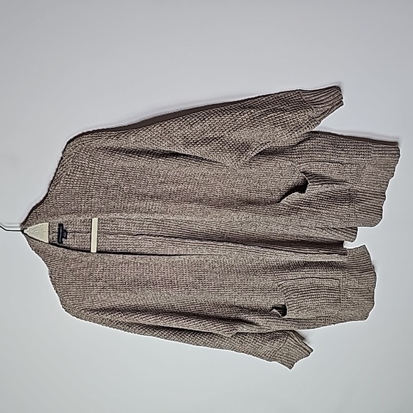 American Eagle medium tan layering knit cardigan - Picture 2 of 7